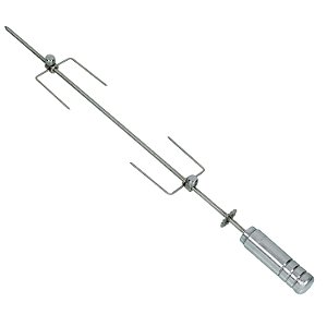 Espeto de Garras Giratório EG-510 Premium - 100% Inox - 62cm para Churrasqueiras Giragrill PREMIUM