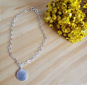 Pulseira Pingente Pai Nosso - Prata 925
