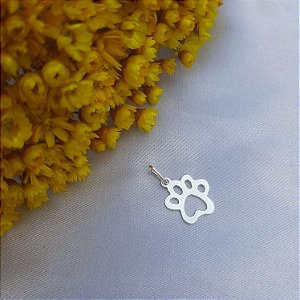 Pingente Pata Pet - Prata 925