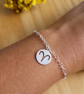 Pulseira Signo Áries - Prata 925