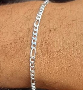 Pulseira Unissex 3x1  - Prata 925