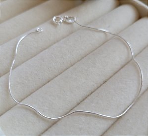 Pulseira Rabo de Rato fina - Prata 925