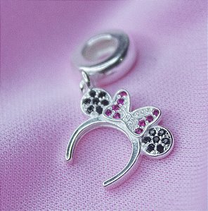 Ping. Berloque Arco Minnie - Prata 925
