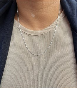 Colar Veneziana V15 (50 cm) - Prata 925