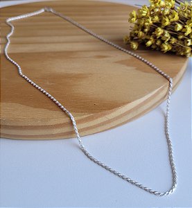 Colar Cordão Baiano F.020 (50cm) - Prata 925
