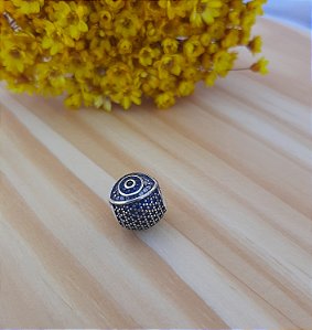 Berloque Olho Grego Zirconia - Prata 925