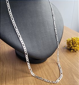 Corrente Masculina 3x1 60CM - Prata 925