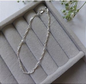 Pulseira Singapura - Prata 925