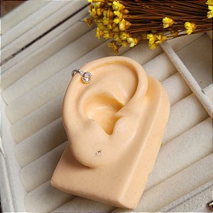 Piercing Fake Zirconia - Prata 925