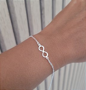 Pulseira infinito - Prata 925