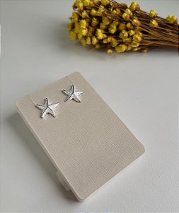 Brinco Estrela do Mar - Prata 925