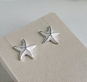Brinco Estrela do Mar - Prata 925