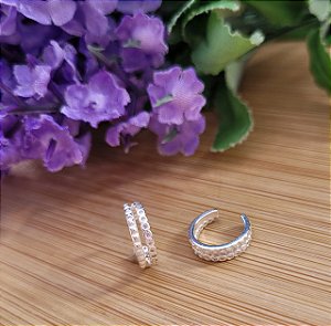 Piercing  Fake Fio Duplo -  Prata925