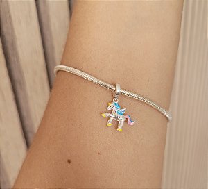 Berloque Unicórnio - Prata 925