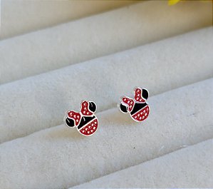 Brinco Minnie - Prata 925