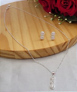 Conjunto Megan - Prata 925