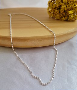 Colar Bolinha 1,8 mm - Prata 925