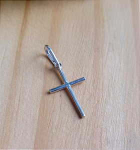 Pingente Cruz Fio Quadrado 18mm- Prata 925