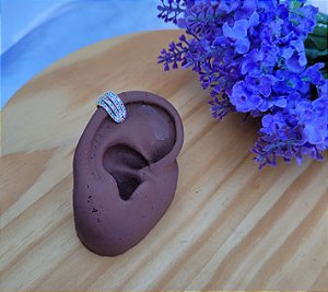 Piercing Fake Cravejado - Prata 925