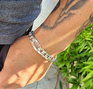 Pulseira  3 x 1 Fecho Gaveta f 250 - Prata 925