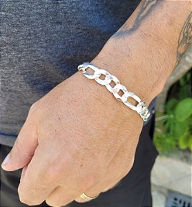 Pulseira  3 x 1 Flat F250 - Prata 925