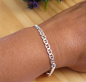 Pulseira Gucci Tampinha F080 - Prata 925