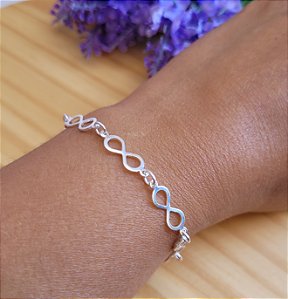 Pulseira Elo Infinito Prata - 925