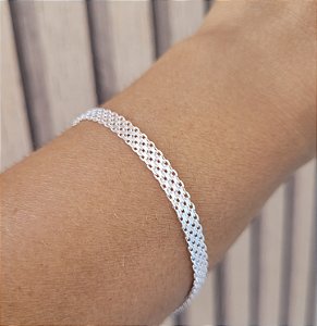 Pulseira Bismark 3 fios - Prata 925