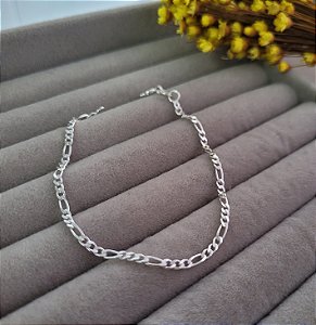 Pulseira 3x1 Infantil - Prata 925