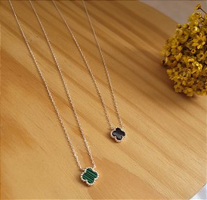 Colar Trevo 10mm - Prata 925