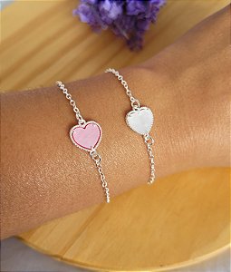 Pulseira Coração Único - Prata 925