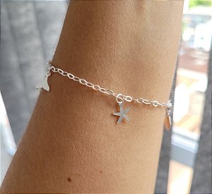 Pulseira Fundo do Mar - Prata 925
