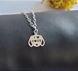 Pulseira I Love DoGs - Prata 925