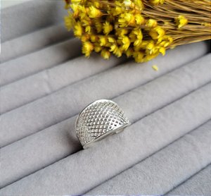 Anel Tela Larga - Prata 925