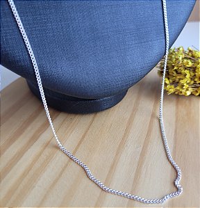 Corrente Grumet 1,7 mm (60cm) - Prata 925