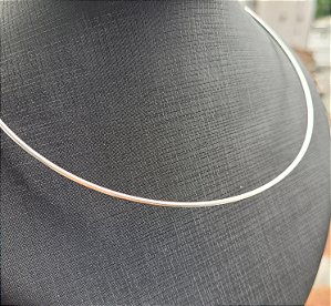 Colar Aro Aberto Fio 1,4 mm - Prata 925