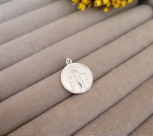Pingente Medalha Iemanjá - Prata 925