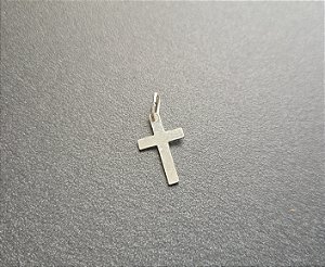 Pingente Cruz Lisa - Prata 925