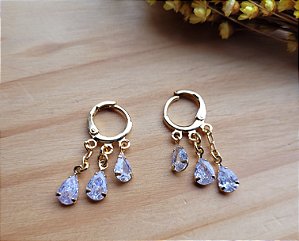 Argola Click Gotas - Semijoias