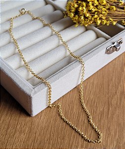 Colar Elo Português 2, 5mm - Semijoias