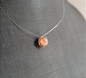 Colar Nylon Ponto de Luz Aperol - Prata 925