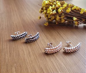 Brinco Ear Hook Luz Solar - Prata 925