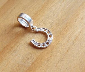 Berloque Ferradura -Prata 925