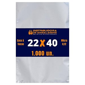 Embalagem a Vácuo 22x40 - 1.000 Unidades