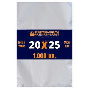 Embalagem a Vácuo 20x25 - 1.000 Unidades