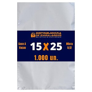 Embalagem a Vácuo 15x25 - 1.000 Unidades
