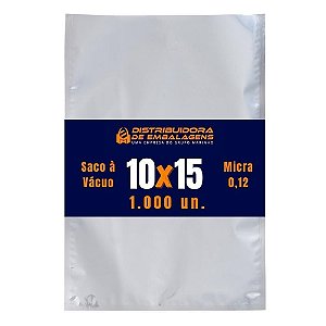 Embalagem a Vácuo 10x15 - 1.000 Unidades