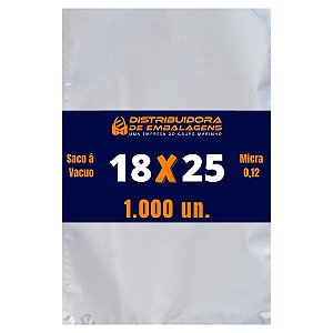 Embalagem a Vácuo 18x25 - 1.000 Unidades