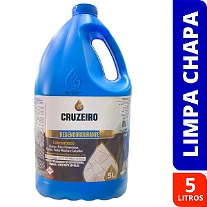 LIMPA CHAPA DESENGORDURANTE CRUZEIRO CONCENTRADO 5L