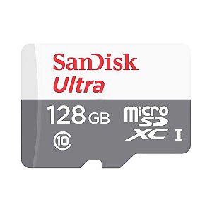 Cartão de memória Sandisk 128gb Ultra Classe 10